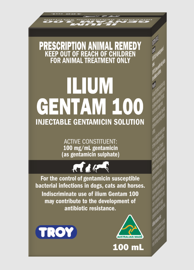 TROY GENTAM 100 INJ 100ML