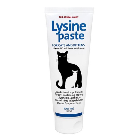LYSINE PASTE FOR CATS & KITTENS 100G