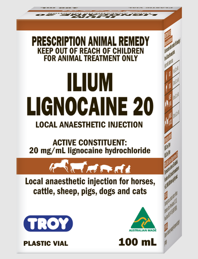[TRY0039] LIGNOCAINE 20MG INJ 100ML